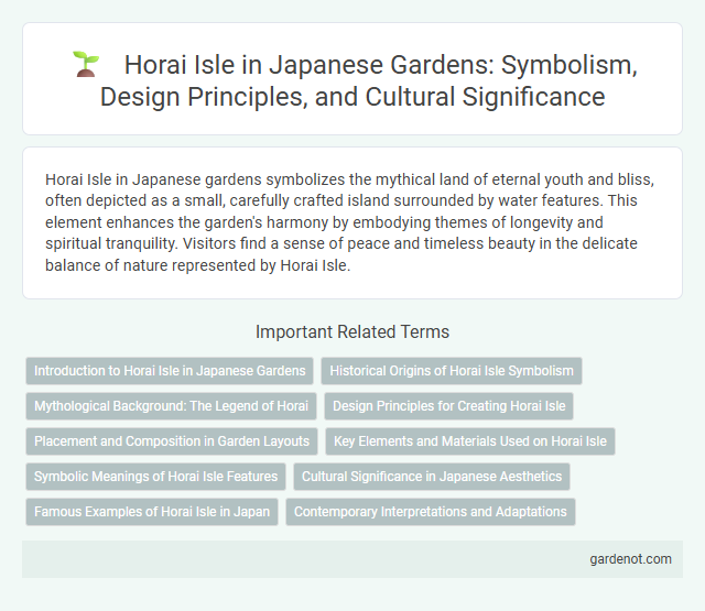 Horai Isle in Japanese Gardens: Symbolism, Design Principles, and Cultural Significance