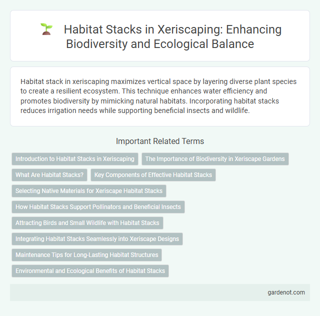 Habitat Stacks in Xeriscaping: Enhancing Biodiversity and Ecological Balance