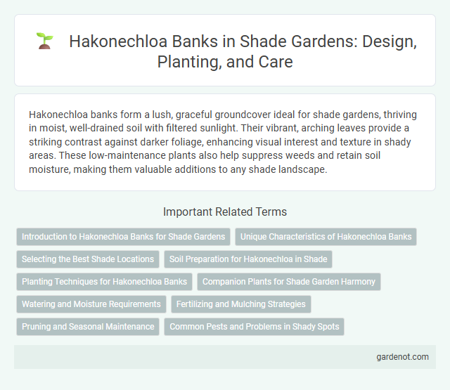 Hakonechloa Banks in Shade Gardens: Design, Planting, and Care