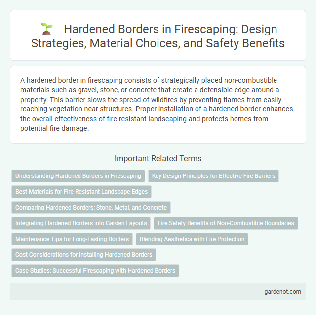 Hardened Borders in Firescaping: Design Strategies, Material Choices, and Safety Benefits