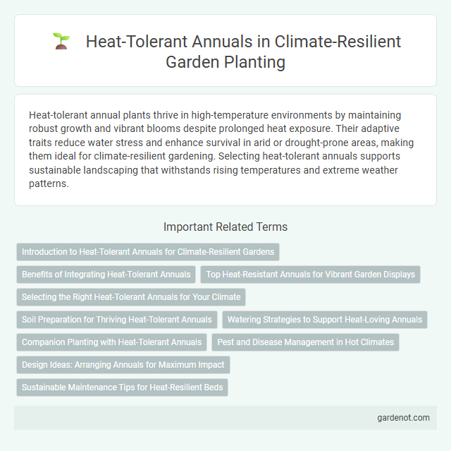 Heat-Tolerant Annuals in Climate-Resilient Garden Planting
