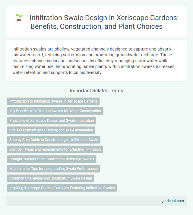 Infiltration Swale Design in Xeriscape Gardens: Benefits, Construction, and Plant Choices