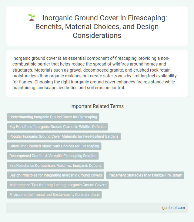 Inorganic Ground Cover in Firescaping: Benefits, Material Choices, and Design Considerations