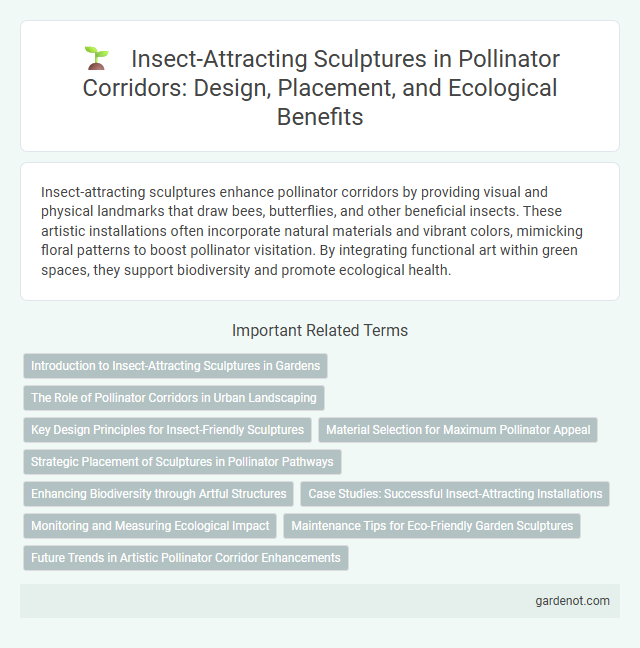 Insect-Attracting Sculptures in Pollinator Corridors: Design, Placement, and Ecological Benefits