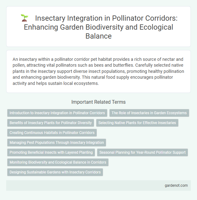 Insectary Integration in Pollinator Corridors: Enhancing Garden Biodiversity and Ecological Balance
