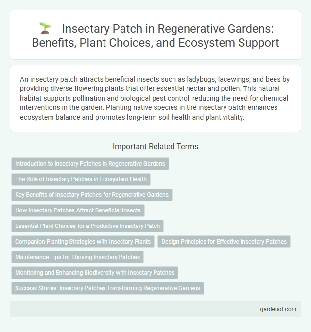 Insectary Patch in Regenerative Gardens: Benefits, Plant Choices, and Ecosystem Support