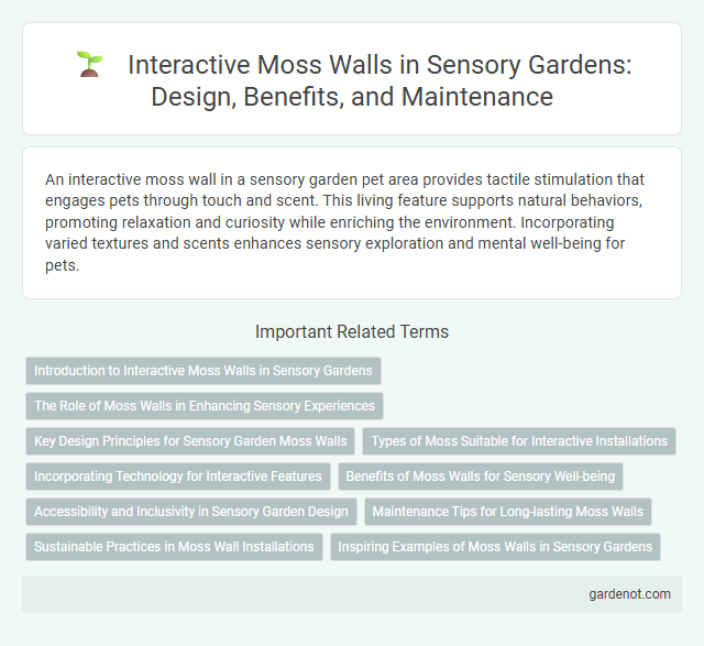 Interactive Moss Walls in Sensory Gardens: Design, Benefits, and Maintenance