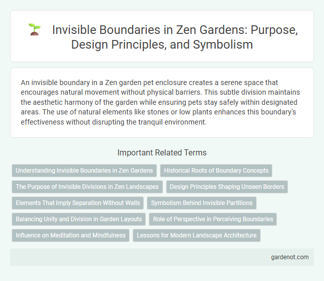 Invisible Boundaries in Zen Gardens: Purpose, Design Principles, and Symbolism