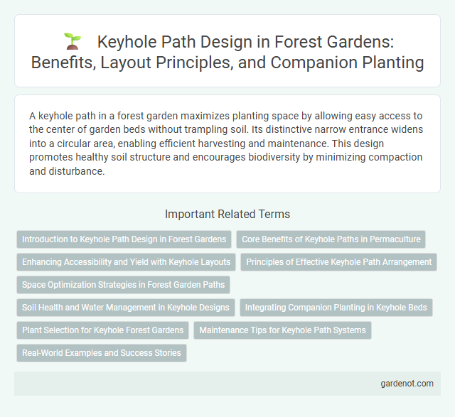 Keyhole Path Design in Forest Gardens: Benefits, Layout Principles, and Companion Planting