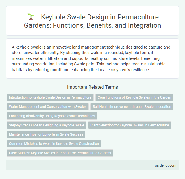 Keyhole Swale Design in Permaculture Gardens: Functions, Benefits, and Integration