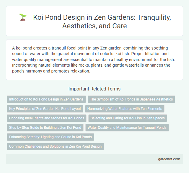 Koi Pond Design in Zen Gardens: Tranquility, Aesthetics, and Care