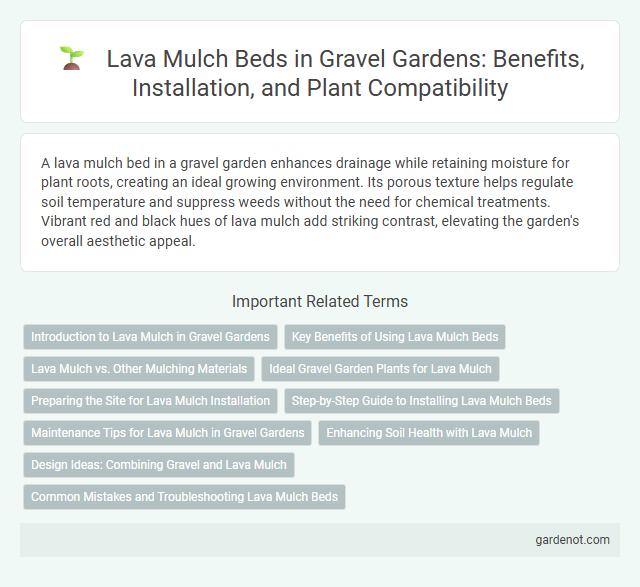 Lava Mulch Beds in Gravel Gardens: Benefits, Installation, and Plant Compatibility
