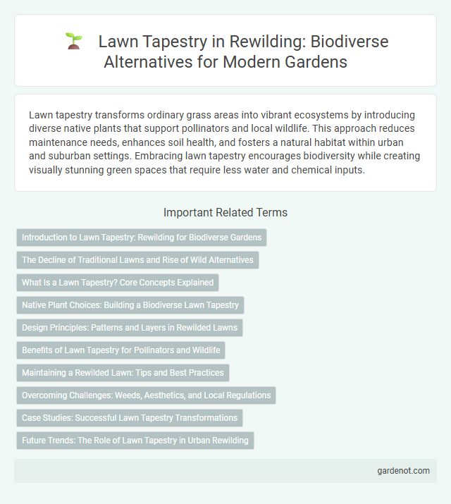 Lawn Tapestry in Rewilding: Biodiverse Alternatives for Modern Gardens