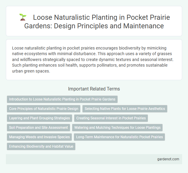 Loose Naturalistic Planting in Pocket Prairie Gardens: Design Principles and Maintenance