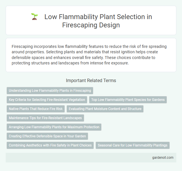 Low Flammability Plant Selection in Firescaping Design