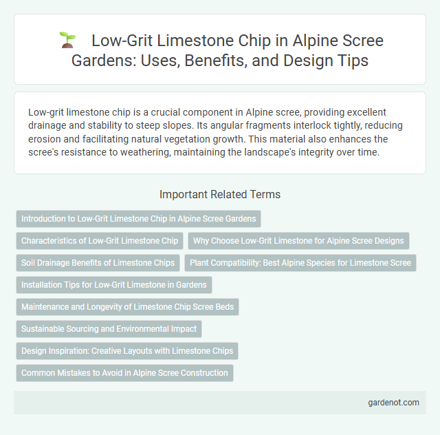 Low-Grit Limestone Chip in Alpine Scree Gardens: Uses, Benefits, and Design Tips