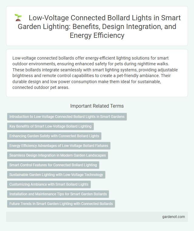 Low-Voltage Connected Bollard Lights in Smart Garden Lighting: Benefits, Design Integration, and Energy Efficiency
