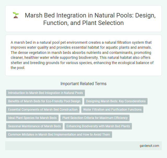 Marsh Bed Integration in Natural Pools: Design, Function, and Plant Selection