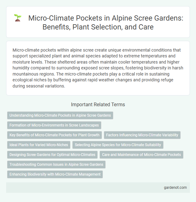 Micro-Climate Pockets in Alpine Scree Gardens: Benefits, Plant Selection, and Care