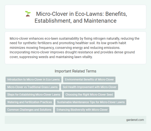 Micro-Clover in Eco-Lawns: Benefits, Establishment, and Maintenance