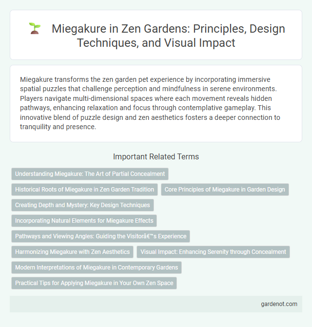 Miegakure in Zen Gardens: Principles, Design Techniques, and Visual Impact