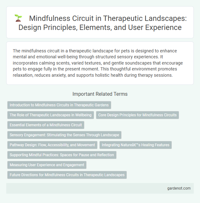 Mindfulness Circuit in Therapeutic Landscapes: Design Principles, Elements, and User Experience