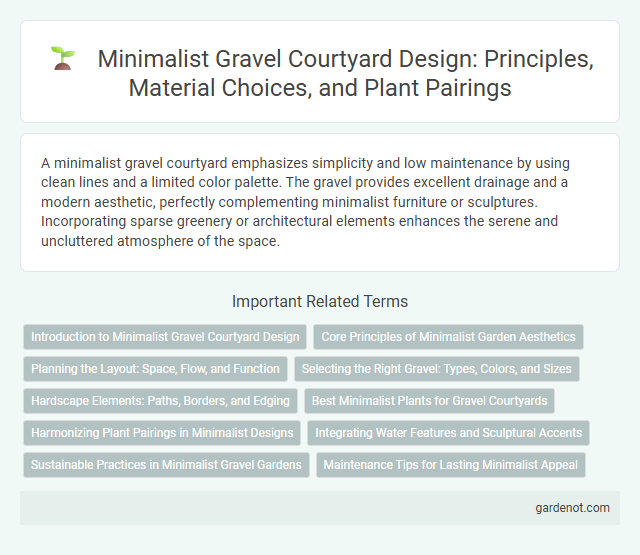 Minimalist Gravel Courtyard Design: Principles, Material Choices, and Plant Pairings