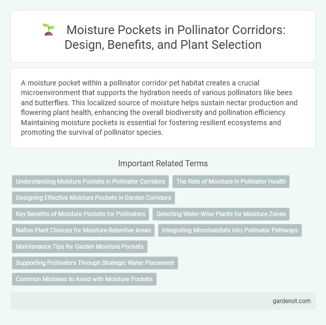 Moisture Pockets in Pollinator Corridors: Design, Benefits, and Plant Selection