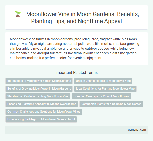 Moonflower Vine in Moon Gardens: Benefits, Planting Tips, and Nighttime Appeal