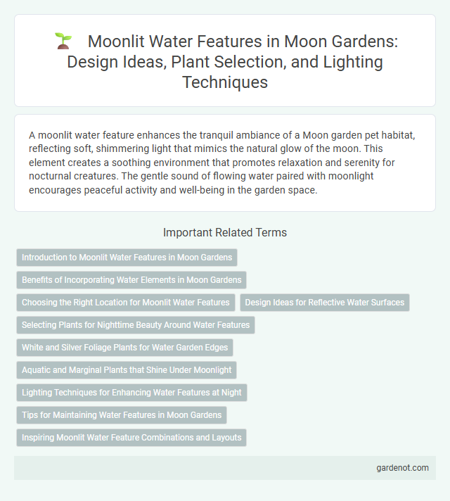 Moonlit Water Features in Moon Gardens: Design Ideas, Plant Selection, and Lighting Techniques