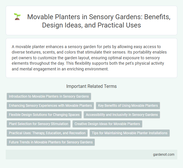 Movable Planters in Sensory Gardens: Benefits, Design Ideas, and Practical Uses