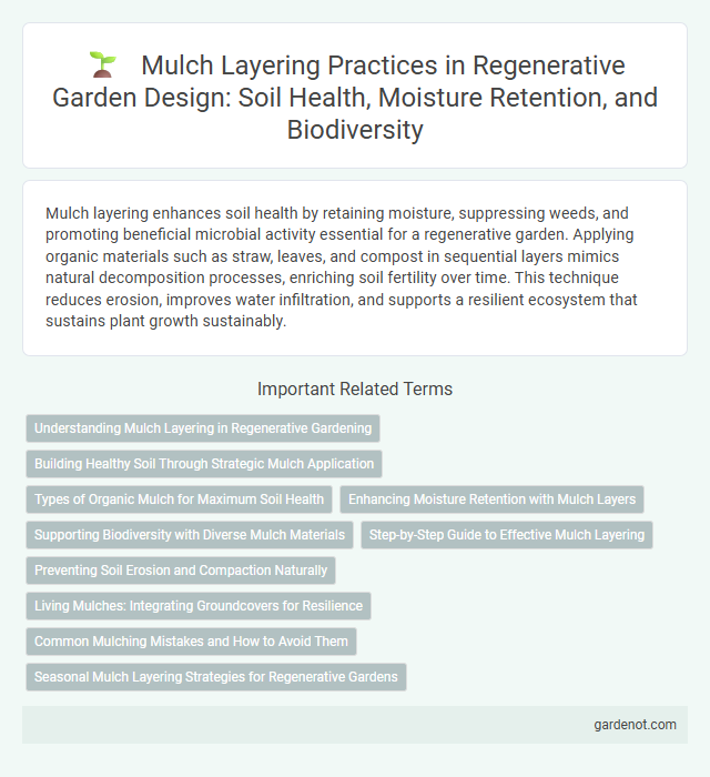 Mulch Layering Practices in Regenerative Garden Design: Soil Health, Moisture Retention, and Biodiversity