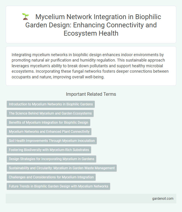 Mycelium Network Integration in Biophilic Garden Design: Enhancing Connectivity and Ecosystem Health