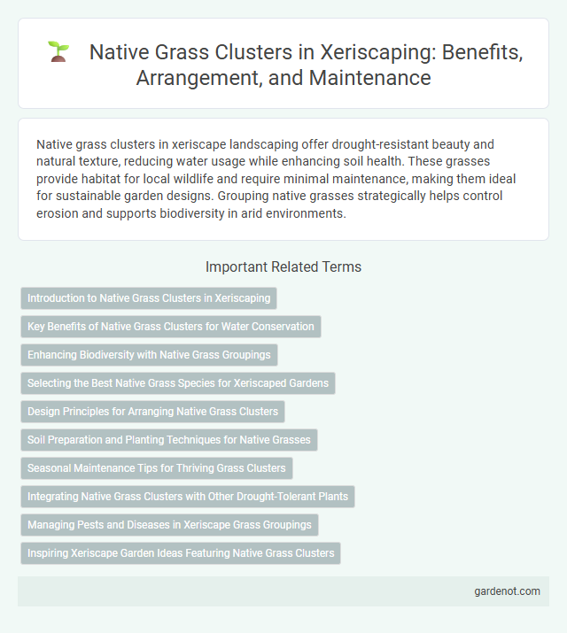 Native Grass Clusters in Xeriscaping: Benefits, Arrangement, and Maintenance