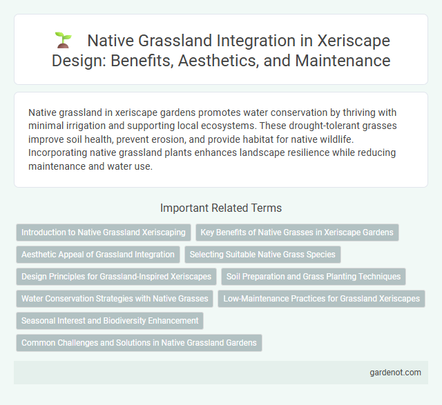 Native Grassland Integration in Xeriscape Design: Benefits, Aesthetics, and Maintenance