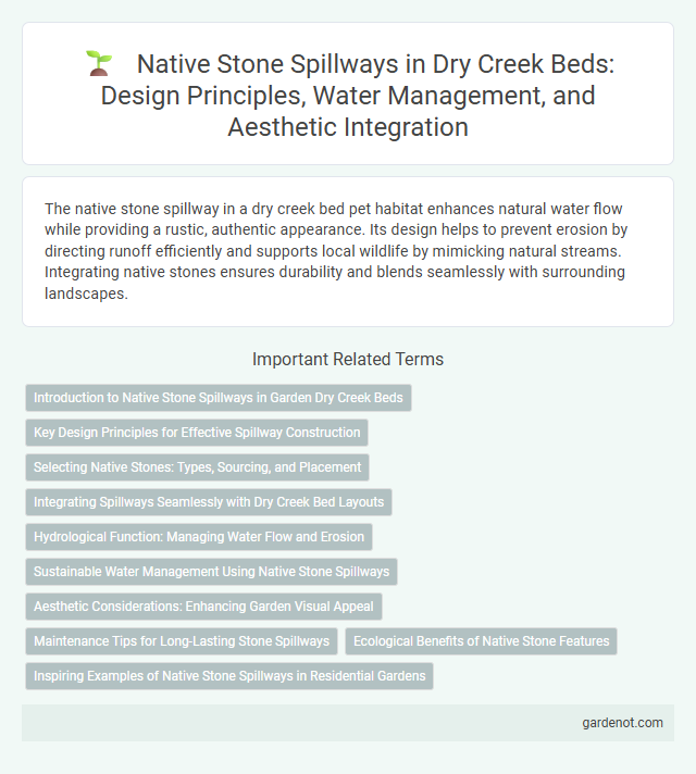 Native Stone Spillways in Dry Creek Beds: Design Principles, Water Management, and Aesthetic Integration