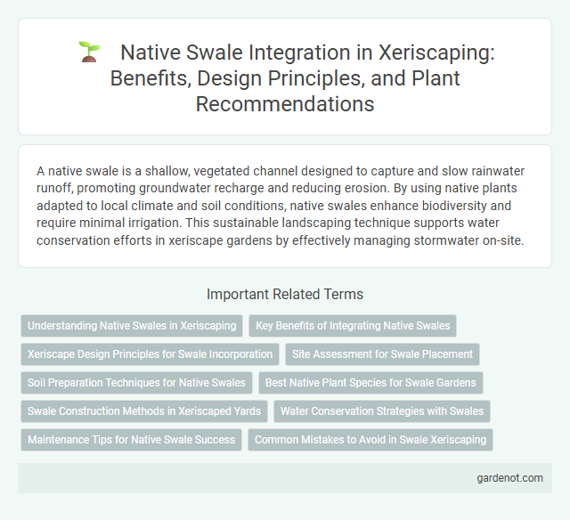 Native Swale Integration in Xeriscaping: Benefits, Design Principles, and Plant Recommendations