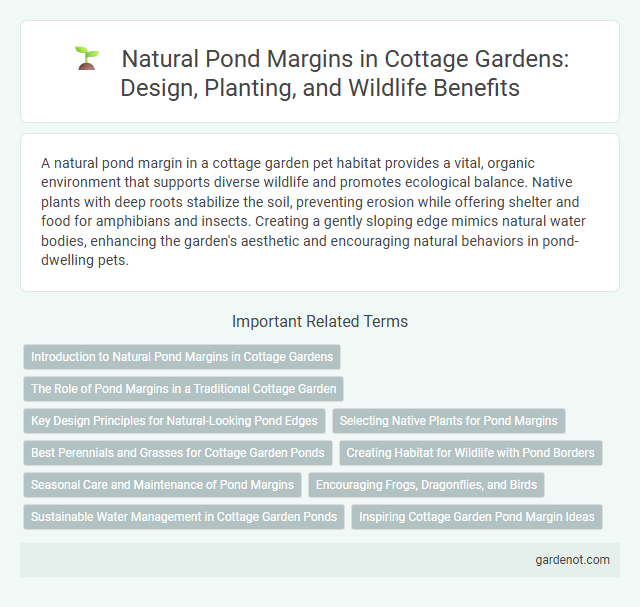 Natural Pond Margins in Cottage Gardens: Design, Planting, and Wildlife Benefits
