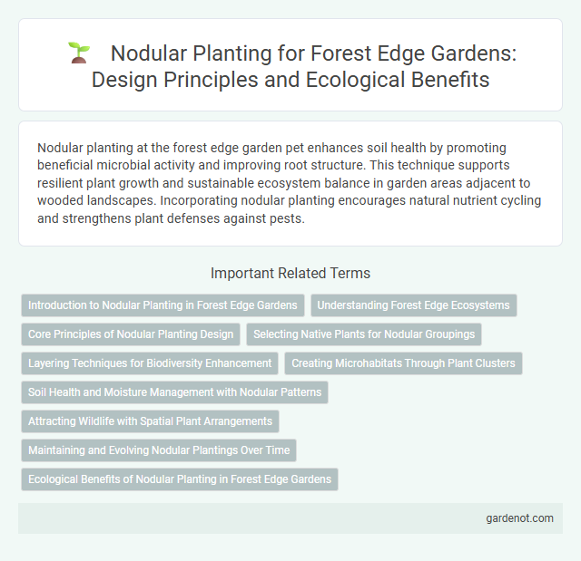Nodular Planting for Forest Edge Gardens: Design Principles and Ecological Benefits