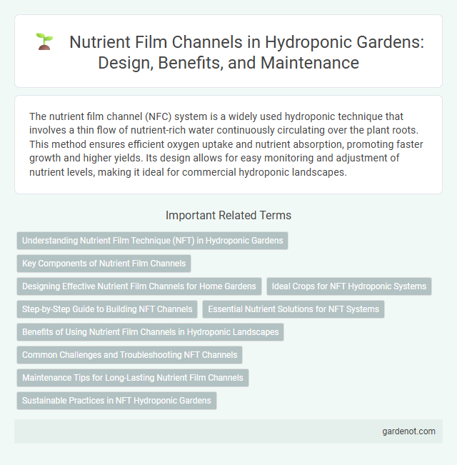 Nutrient Film Channels in Hydroponic Gardens: Design, Benefits, and Maintenance