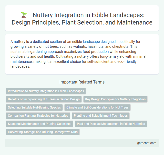 Nuttery Integration in Edible Landscapes: Design Principles, Plant Selection, and Maintenance