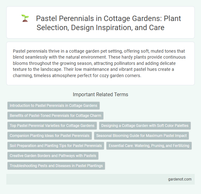 Pastel Perennials in Cottage Gardens: Plant Selection, Design Inspiration, and Care