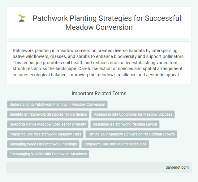 Patchwork Planting Strategies for Successful Meadow Conversion