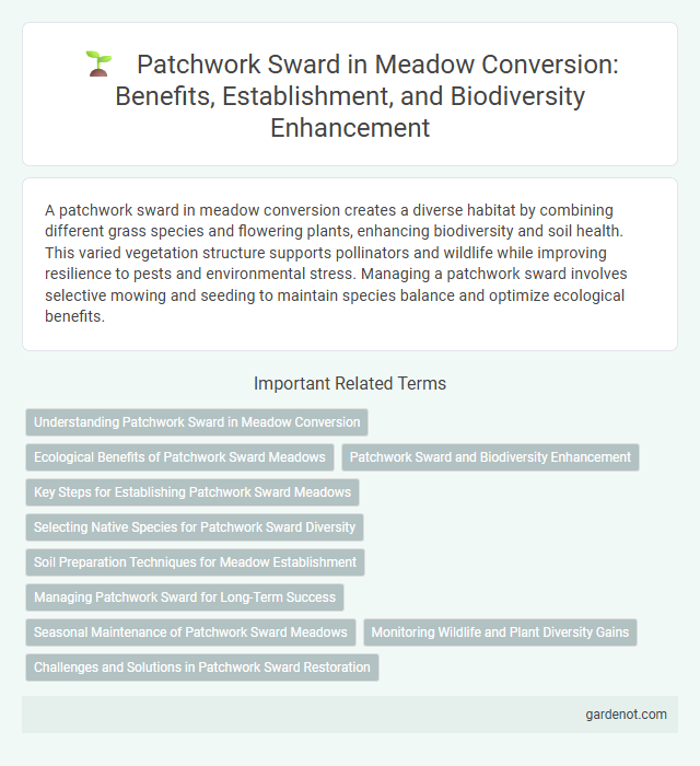 Patchwork Sward in Meadow Conversion: Benefits, Establishment, and Biodiversity Enhancement