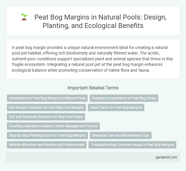 Peat Bog Margins in Natural Pools: Design, Planting, and Ecological Benefits