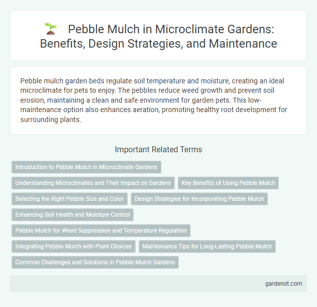 Pebble Mulch in Microclimate Gardens: Benefits, Design Strategies, and Maintenance