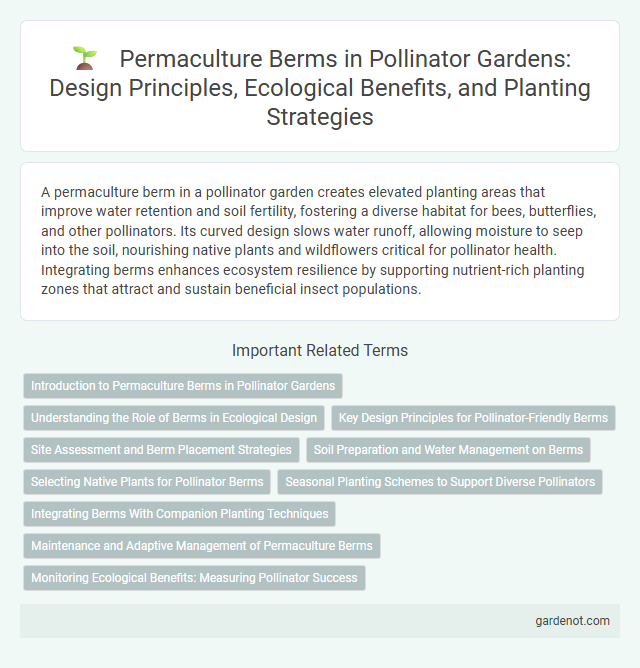 Permaculture Berms in Pollinator Gardens: Design Principles, Ecological Benefits, and Planting Strategies