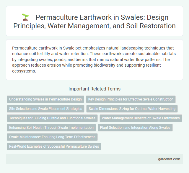 Permaculture Earthwork in Swales: Design Principles, Water Management, and Soil Restoration