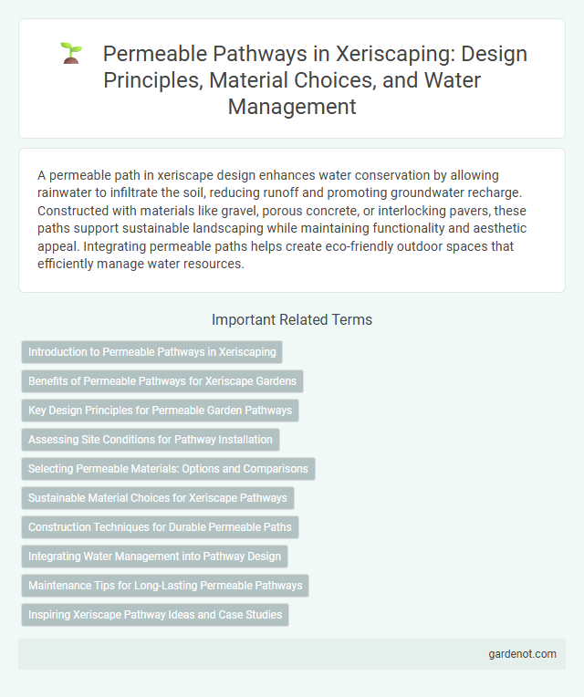 Permeable Pathways in Xeriscaping: Design Principles, Material Choices, and Water Management