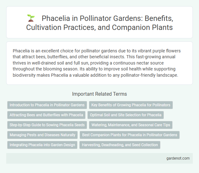 Phacelia in Pollinator Gardens: Benefits, Cultivation Practices, and Companion Plants